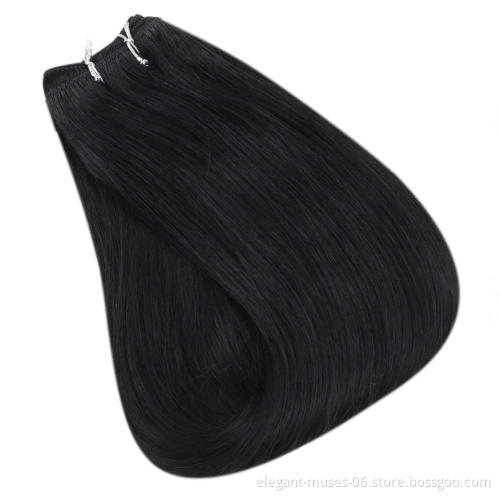Wholesale synthetic bundle hair braids double protein filam hair extensions Silky Straight synthetic Hair Weaves vendor